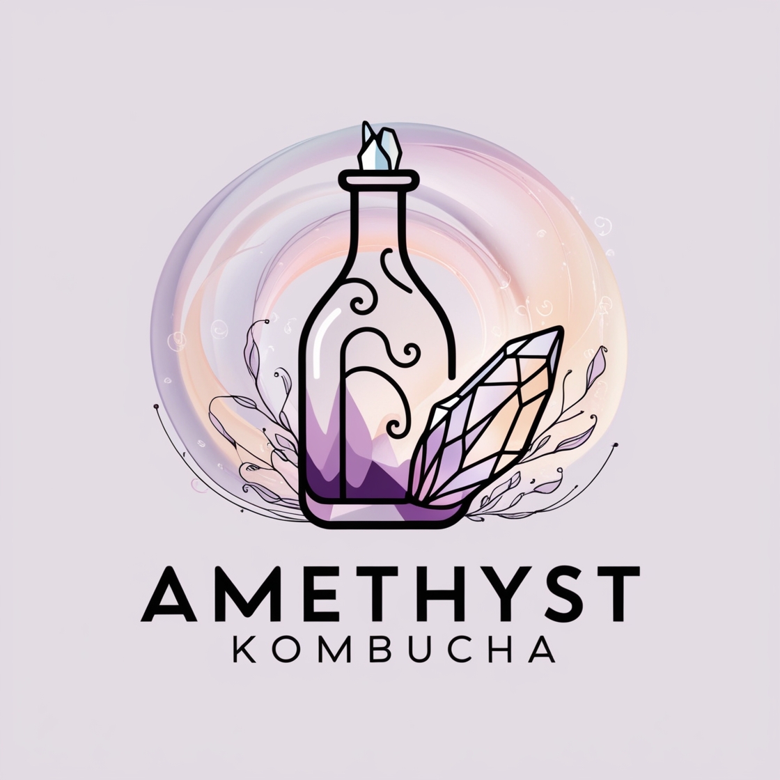 Amethyst Kombucha Logo